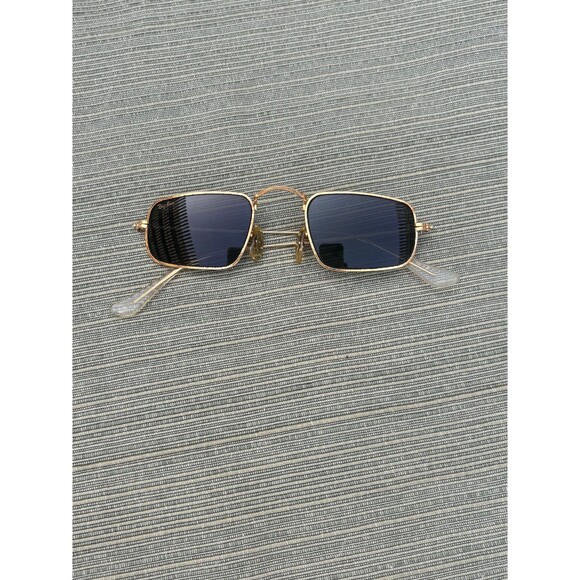 Ray Ban W0982 Gold frame and green lenses sunglasses 1980s